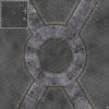 Mats by Mars: Victorian Alley (Circle) Tabletop Wargaming Play Mat