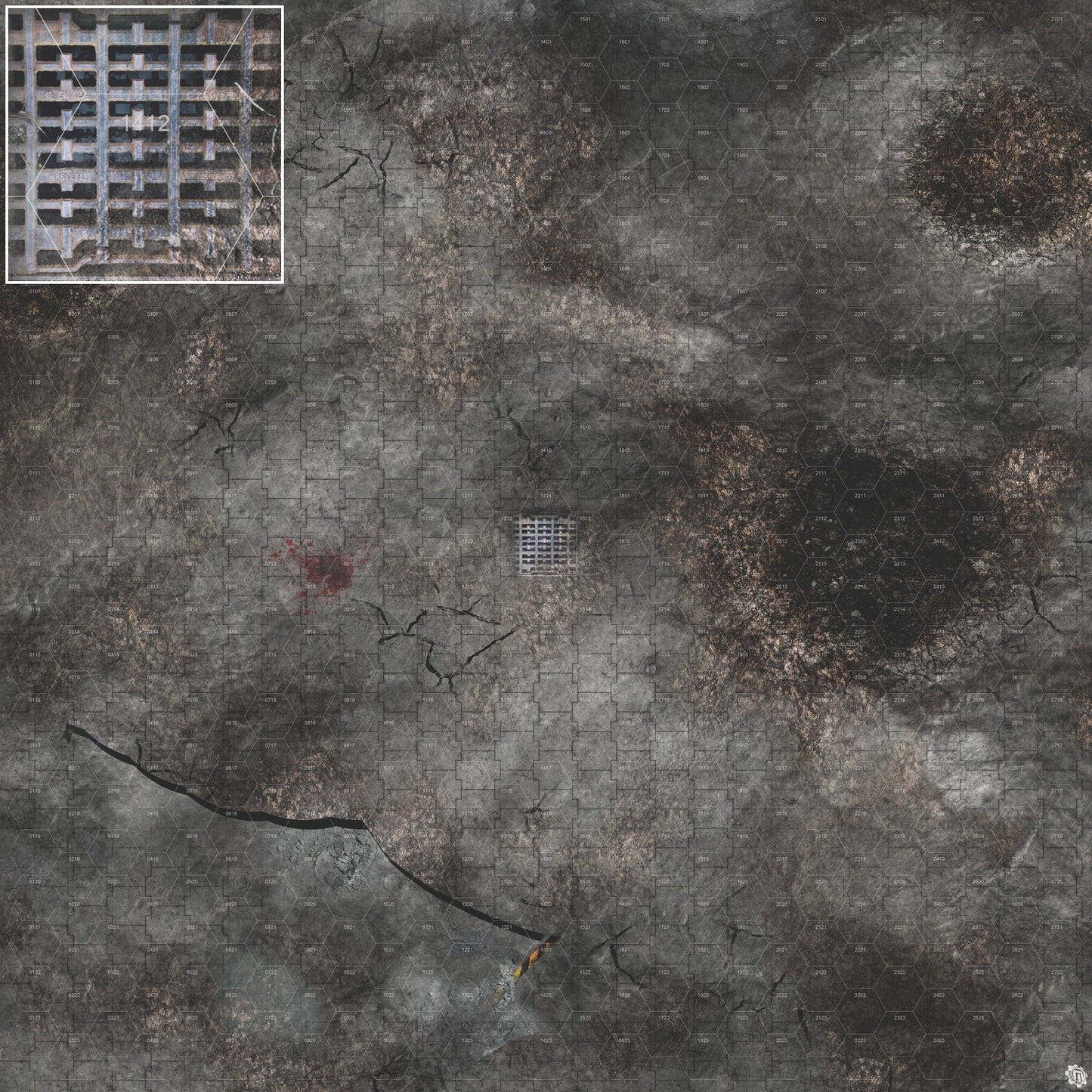 Mats by Mars: Urban Strike Tabletop Wargaming Play Mat