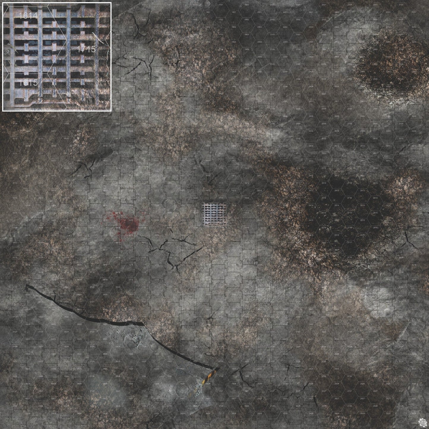 Mats by Mars: Urban Strike Tabletop Wargaming Play Mat