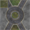 Mats by Mars: Park Avenue (Circle) Tabletop Wargaming Play Mat