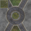 Mats by Mars: Park Avenue (Circle) Tabletop Wargaming Play Mat