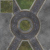 Mats by Mars: Park Avenue (Circle) Tabletop Wargaming Play Mat