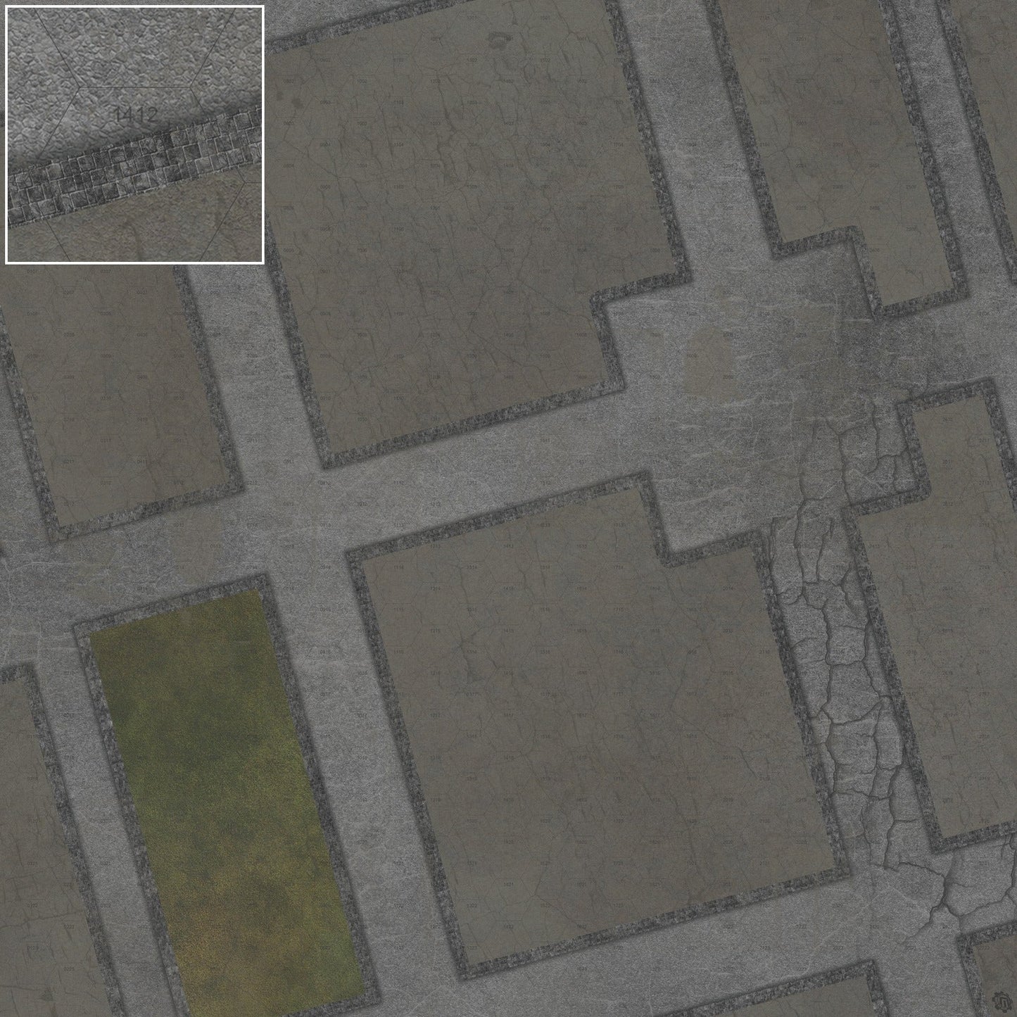 Streets of Conflict 8mm scale Tabletop Wargaming Play Mat
