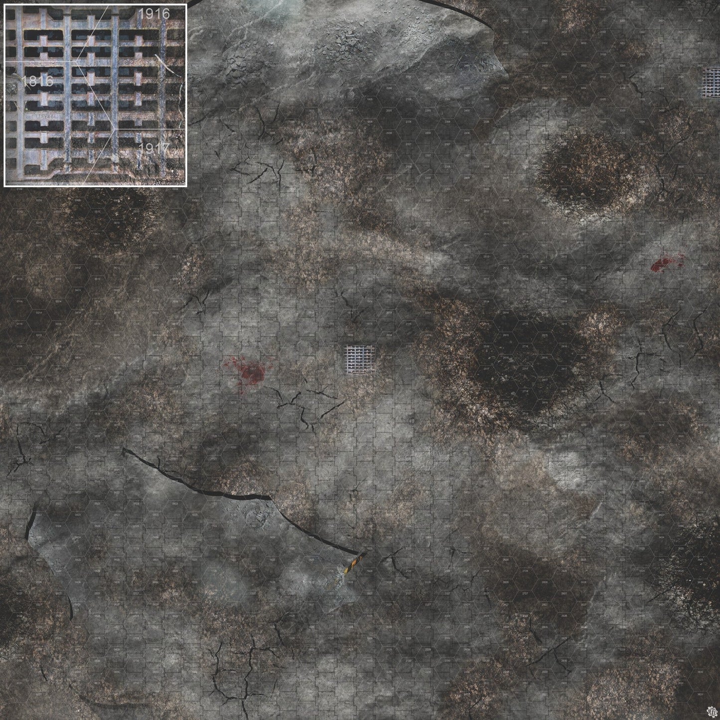 Mats by Mars: Urban Strike Tabletop Wargaming Play Mat