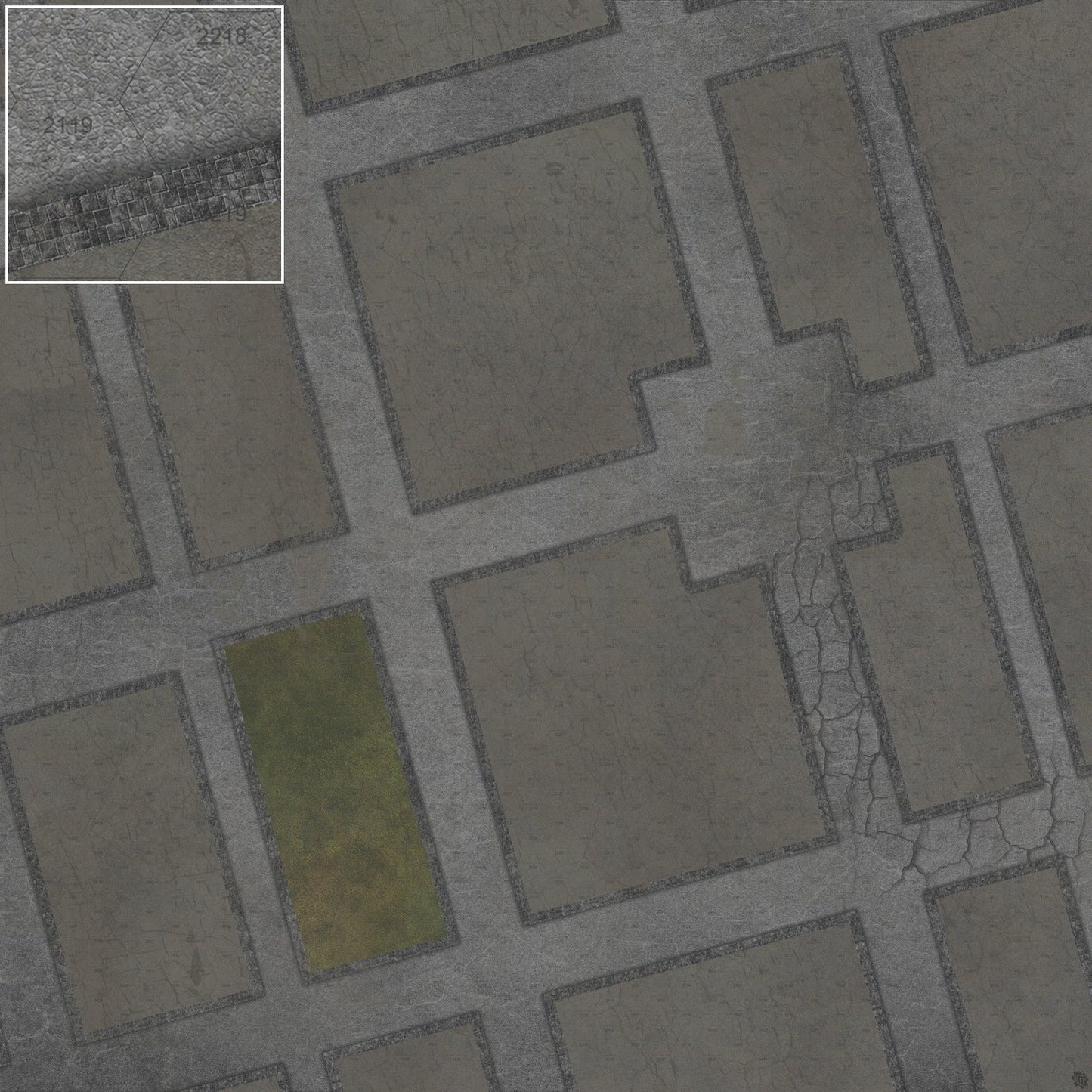 Streets of Conflict 8mm scale Tabletop Wargaming Play Mat