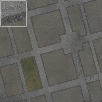 Streets of Conflict 8mm scale Tabletop Wargaming Play Mat