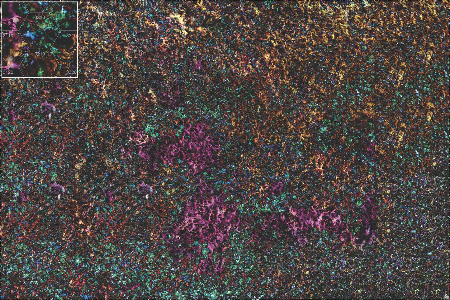 Mats by Mars: Crime Alley (Circle) Tabletop Wargaming Play Mat