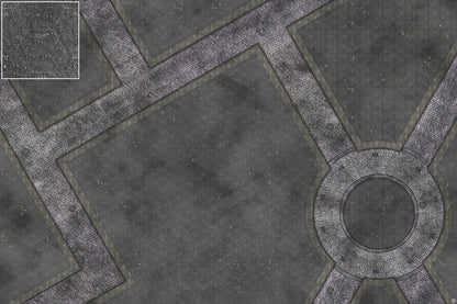 Mats by Mars: Victorian Alley (Bend Rd) Tabletop Wargaming Play Mat