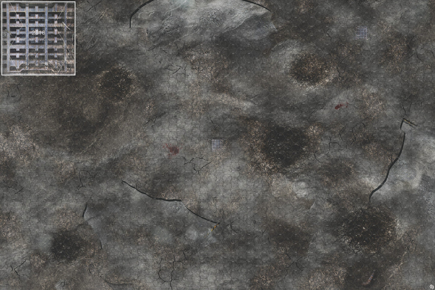 Mats by Mars: Urban Strike Tabletop Wargaming Play Mat