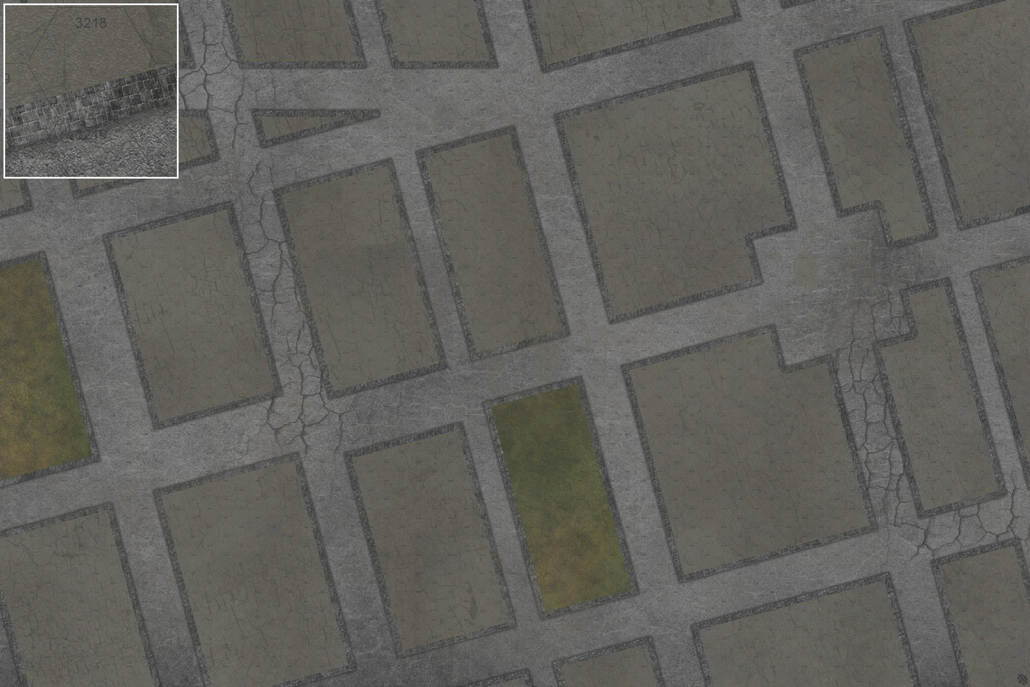 Streets of Conflict 8mm scale Tabletop Wargaming Play Mat