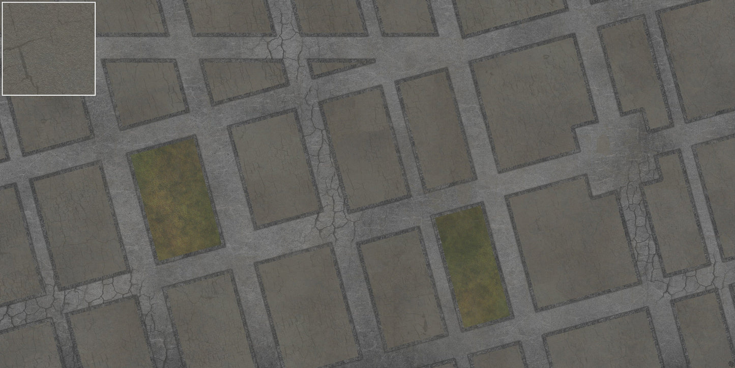 Streets of Conflict 8mm scale Tabletop Wargaming Play Mat