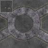 Mats by Mars: Victorian Alley (Circle) Tabletop Wargaming Play Mat
