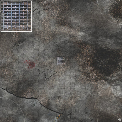 Mats by Mars: Urban Strike Tabletop Wargaming Play Mat