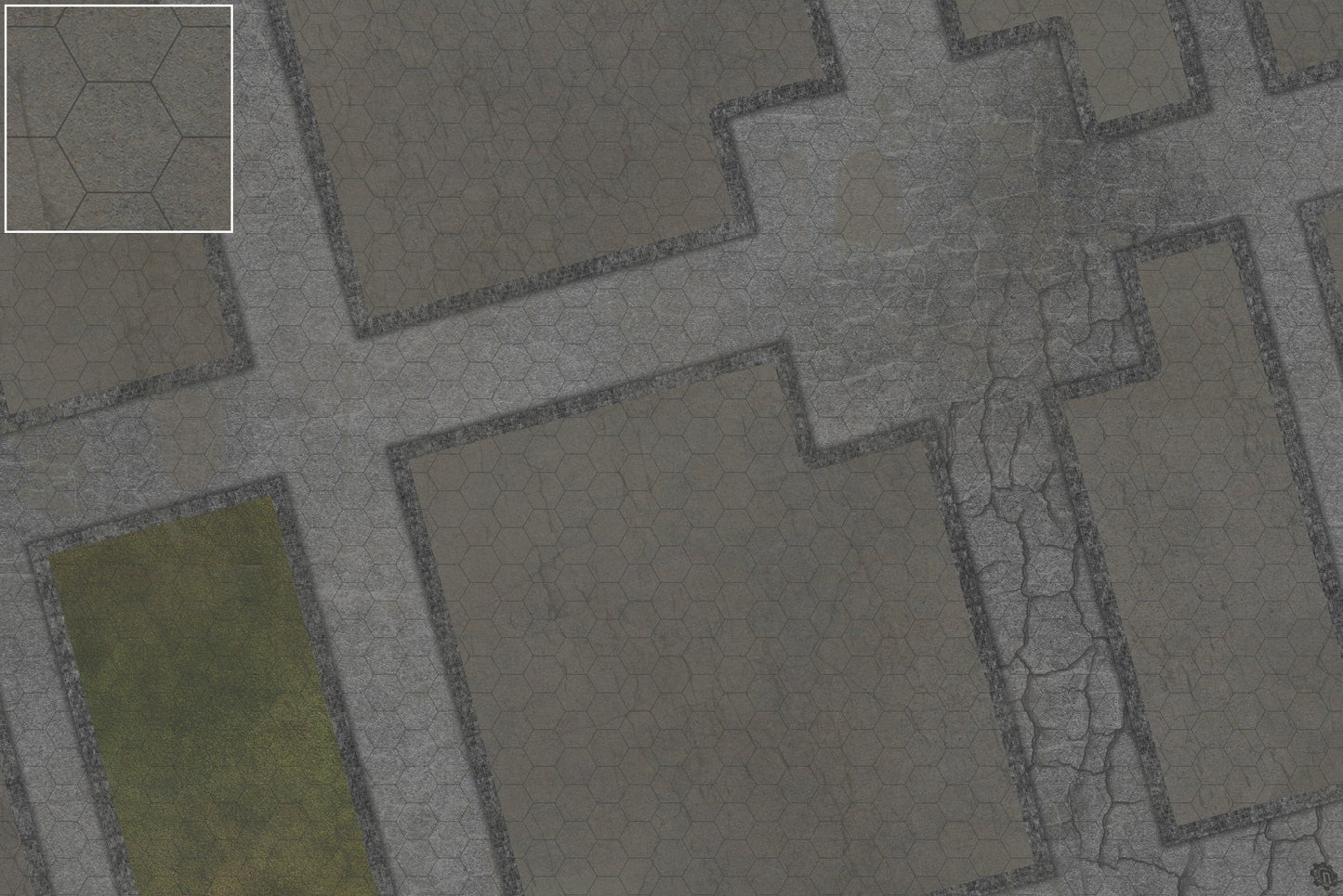 Streets of Conflict 8mm scale Tabletop Wargaming Play Mat