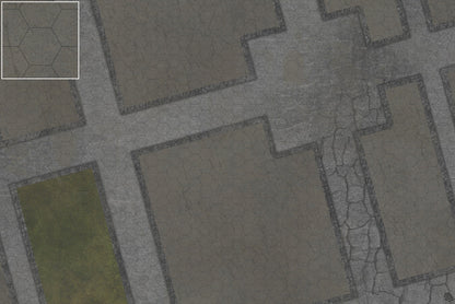 Streets of Conflict 8mm scale Tabletop Wargaming Play Mat