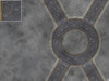 Mats by Mars: Crime Alley (Circle) Tabletop Wargaming Play Mat