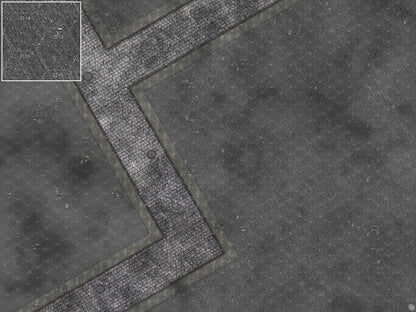 Mats by Mars: Victorian Alley (Bend Rd) Tabletop Wargaming Play Mat