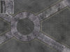 Mats by Mars: Victorian Alley (Circle) Tabletop Wargaming Play Mat
