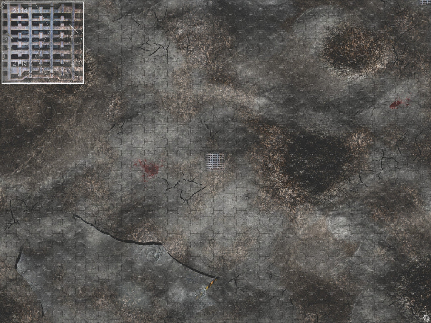 Mats by Mars: Urban Strike Tabletop Wargaming Play Mat