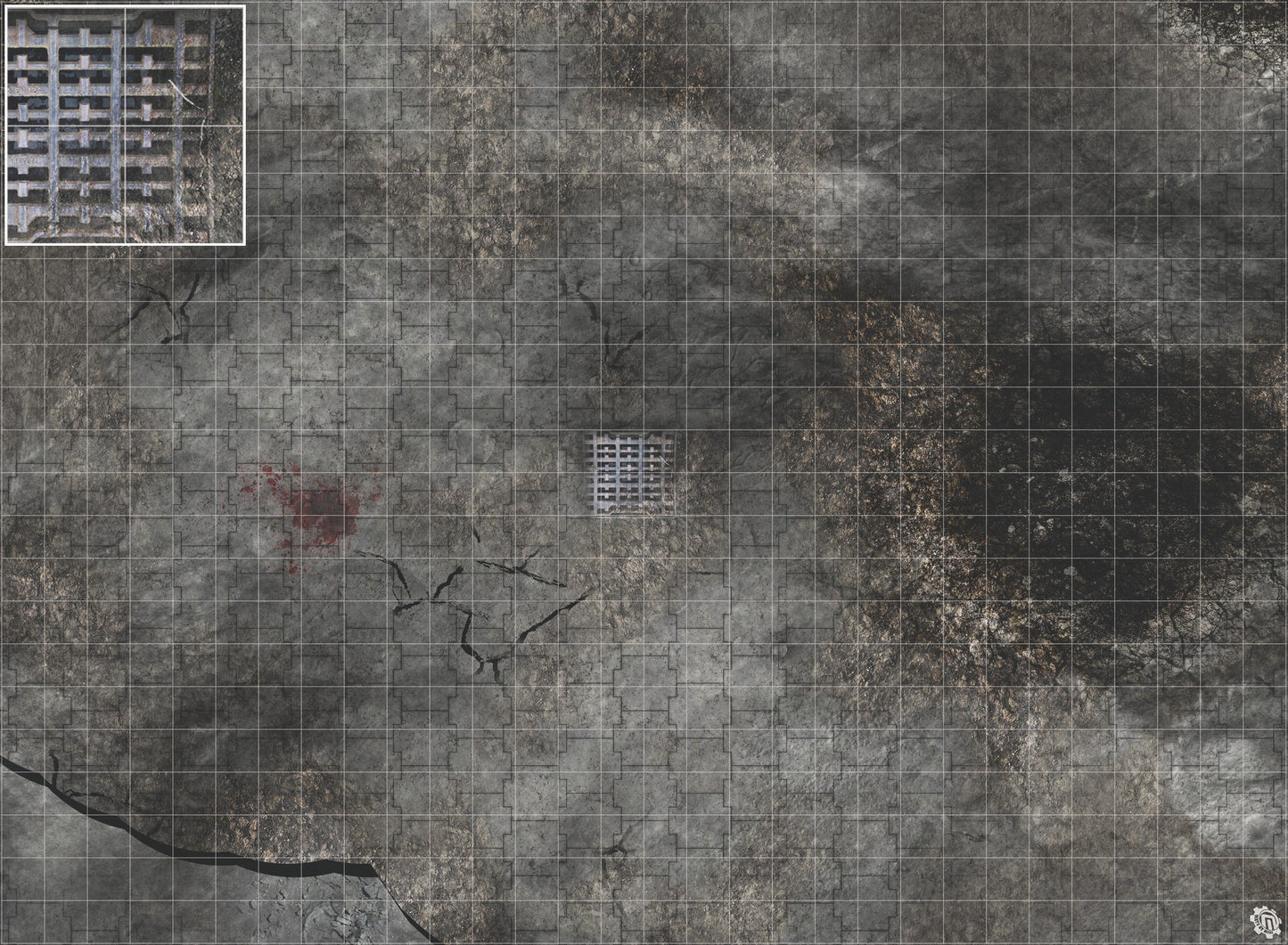 Mats by Mars: Urban Strike Tabletop Wargaming Play Mat