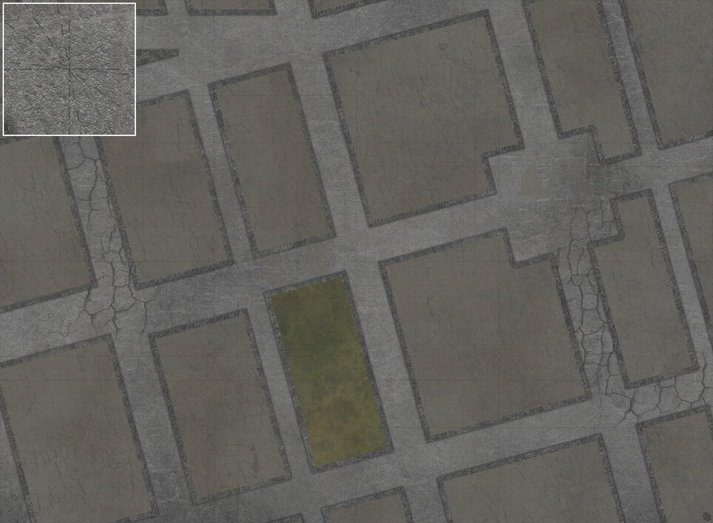 Streets of Conflict 8mm scale Tabletop Wargaming Play Mat