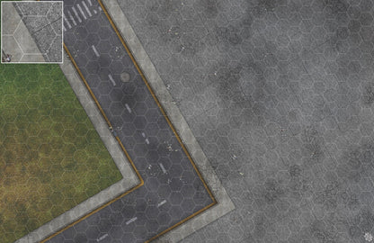 Mats by Mars: Park Avenue (Bend Rd) Tabletop Wargaming Play Mat