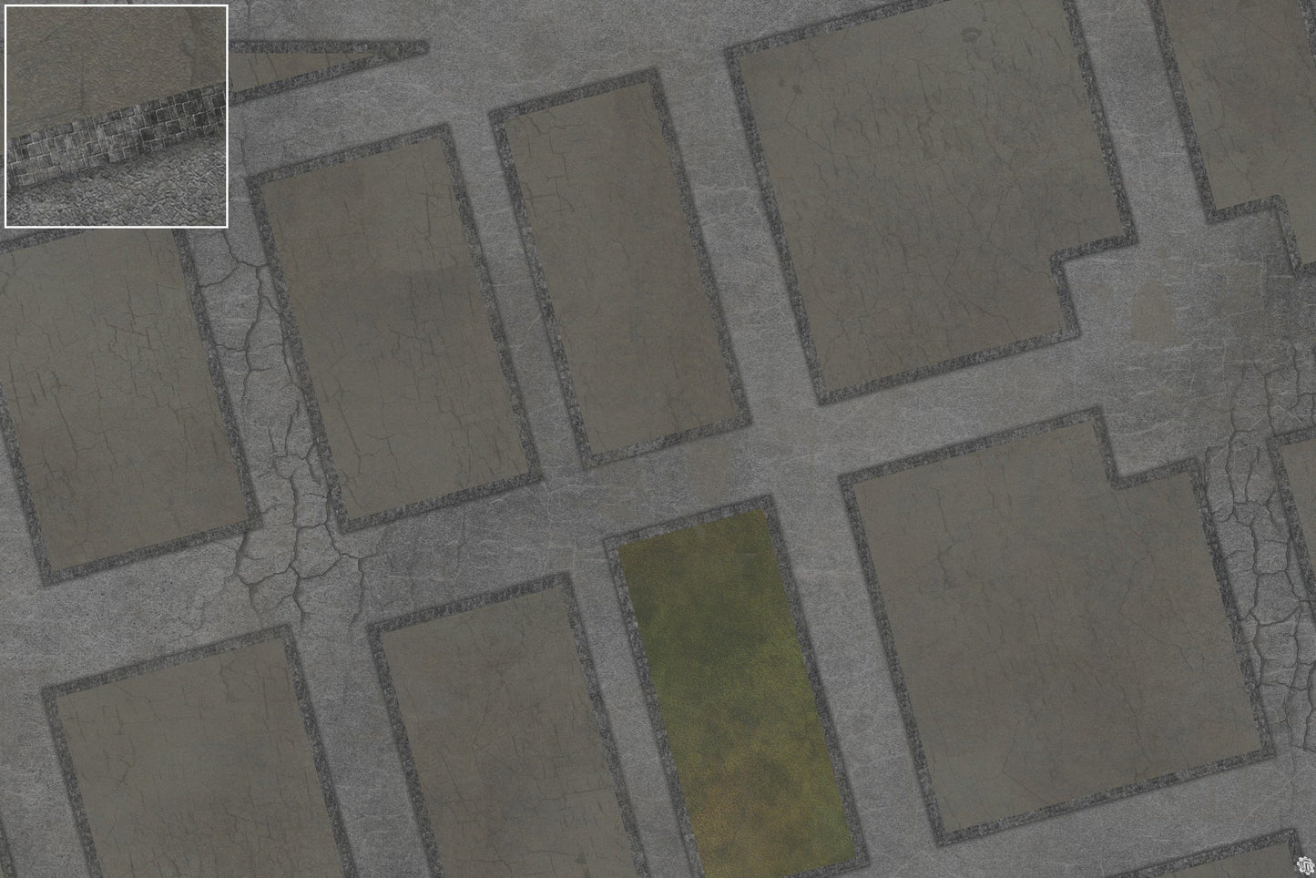 Streets of Conflict 8mm scale Tabletop Wargaming Play Mat