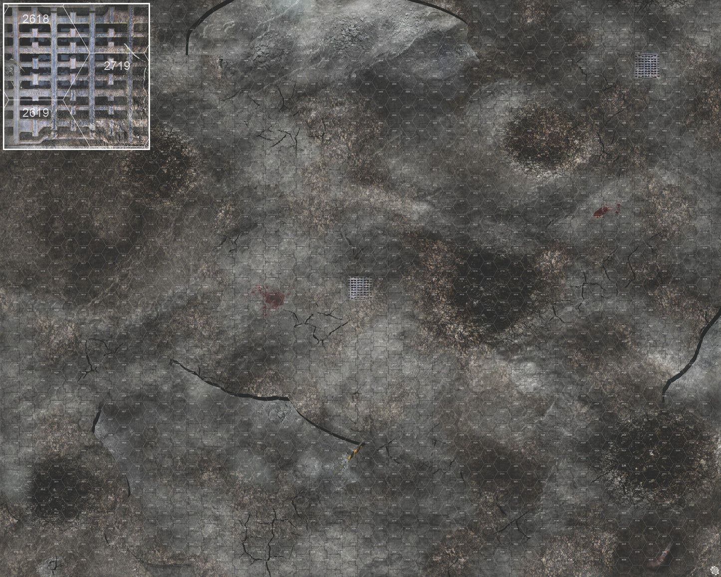 Mats by Mars: Urban Strike Tabletop Wargaming Play Mat