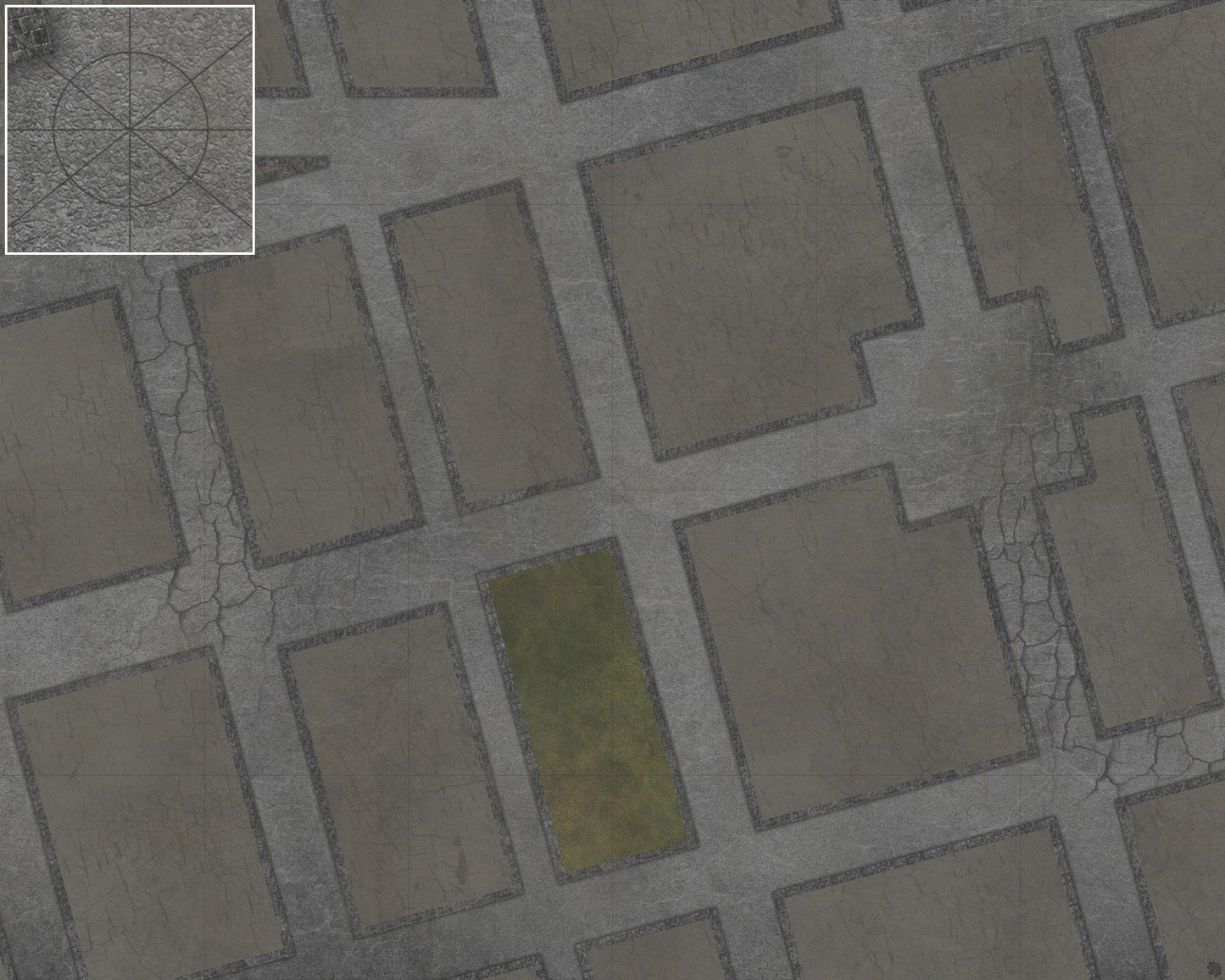 Streets of Conflict 8mm scale Tabletop Wargaming Play Mat