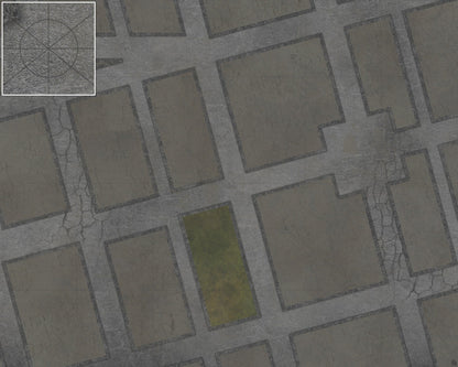 Streets of Conflict 8mm scale Tabletop Wargaming Play Mat