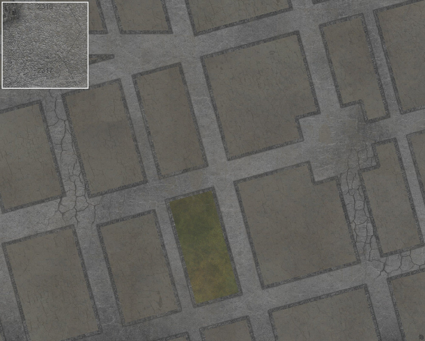 Streets of Conflict 8mm scale Tabletop Wargaming Play Mat