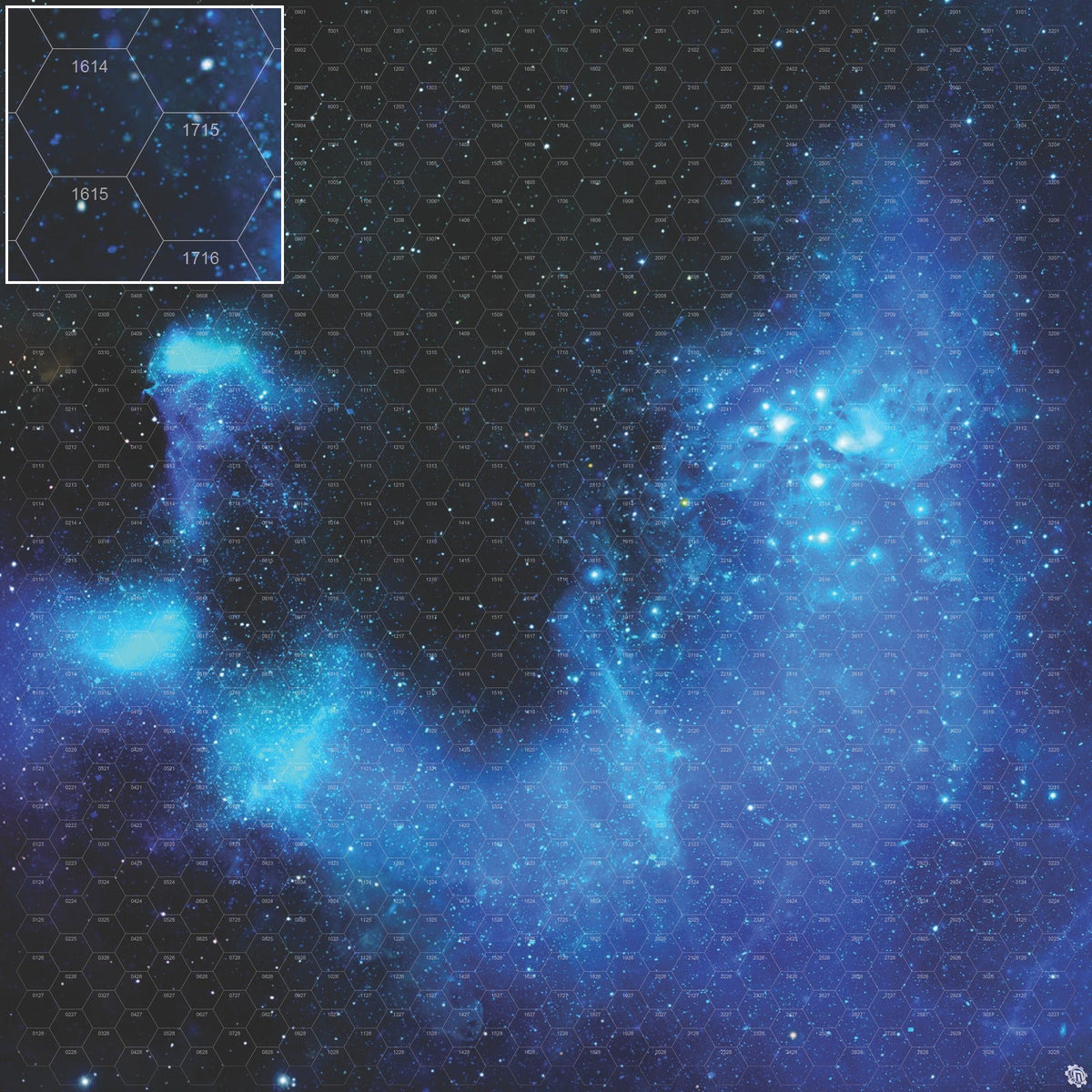 Lightning Dust Space Wargaming Play Mat