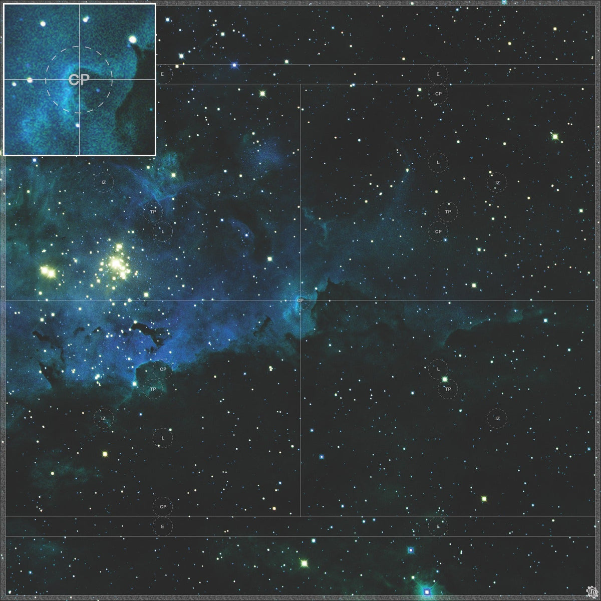 Mats by Mars: Stellar Storm Tabletop Wargaming Space Play Mat