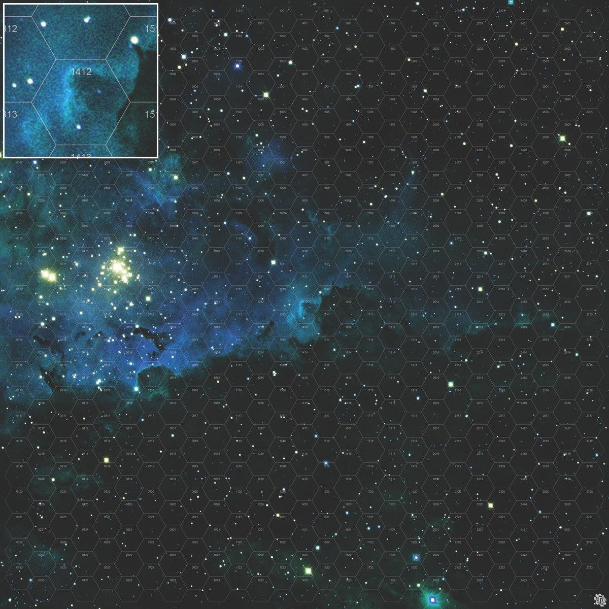 Mats by Mars: Stellar Storm Tabletop Wargaming Space Play Mat