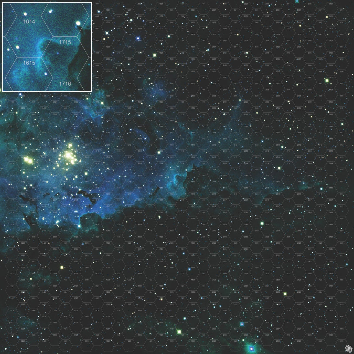Mats by Mars: Stellar Storm Tabletop Wargaming Space Play Mat