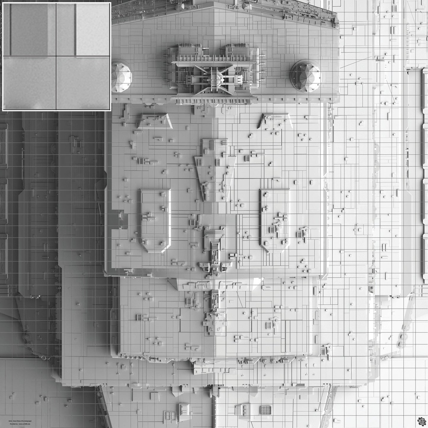 Mats by Mars: Mars Destroyer Tabletop Wargaming Space Play Mat