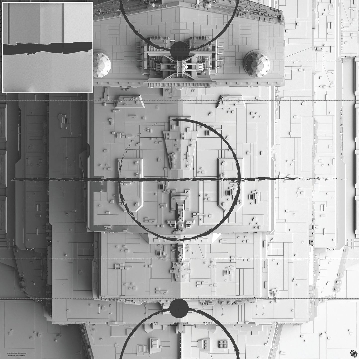 Mats by Mars: Mars Destroyer Tabletop Wargaming Space Play Mat