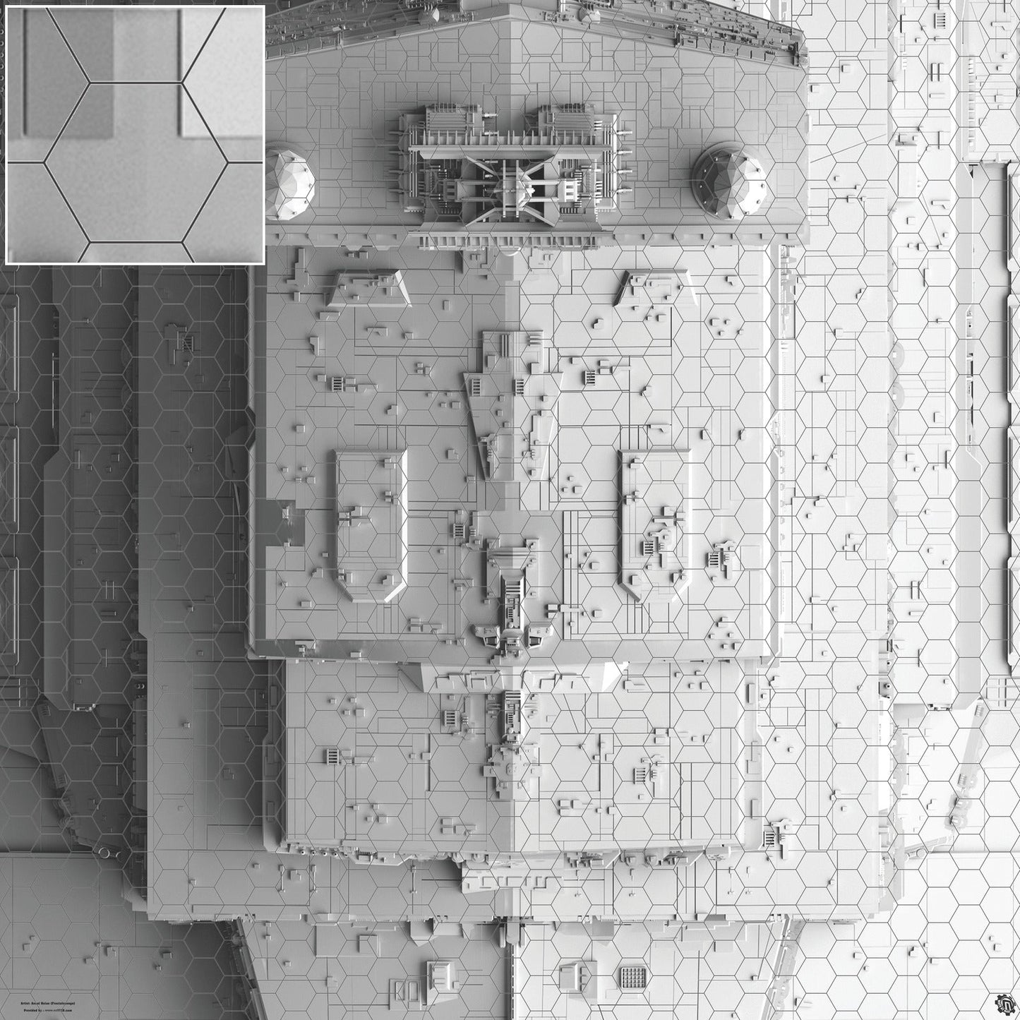 Mats by Mars: Mars Destroyer Tabletop Wargaming Space Play Mat