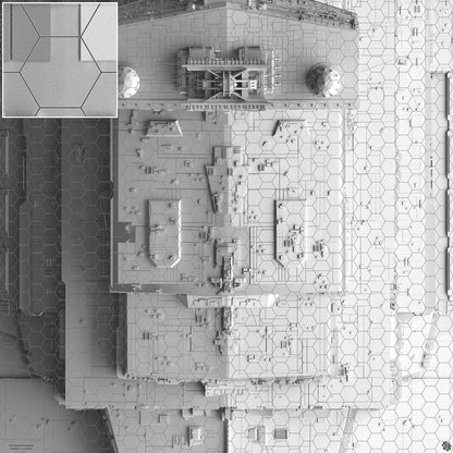 Mats by Mars: Mars Destroyer Tabletop Wargaming Space Play Mat