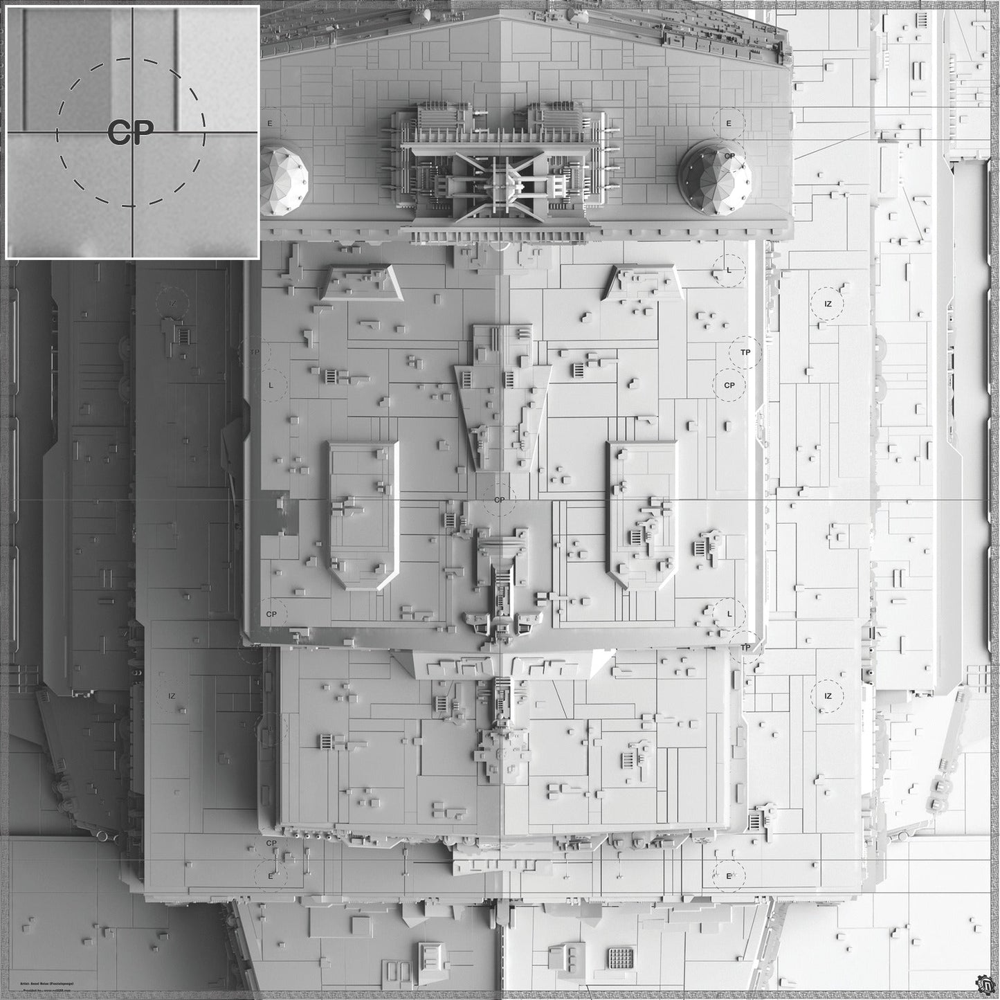 Mats by Mars: Mars Destroyer Tabletop Wargaming Space Play Mat