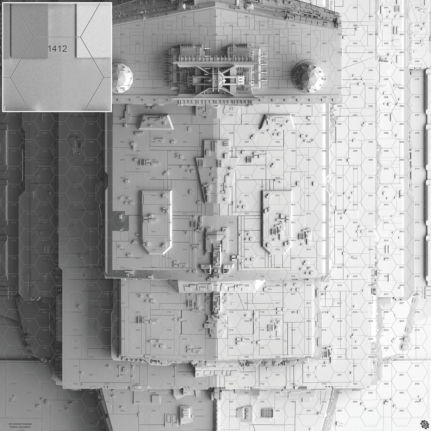 Mats by Mars: Mars Destroyer Tabletop Wargaming Space Play Mat