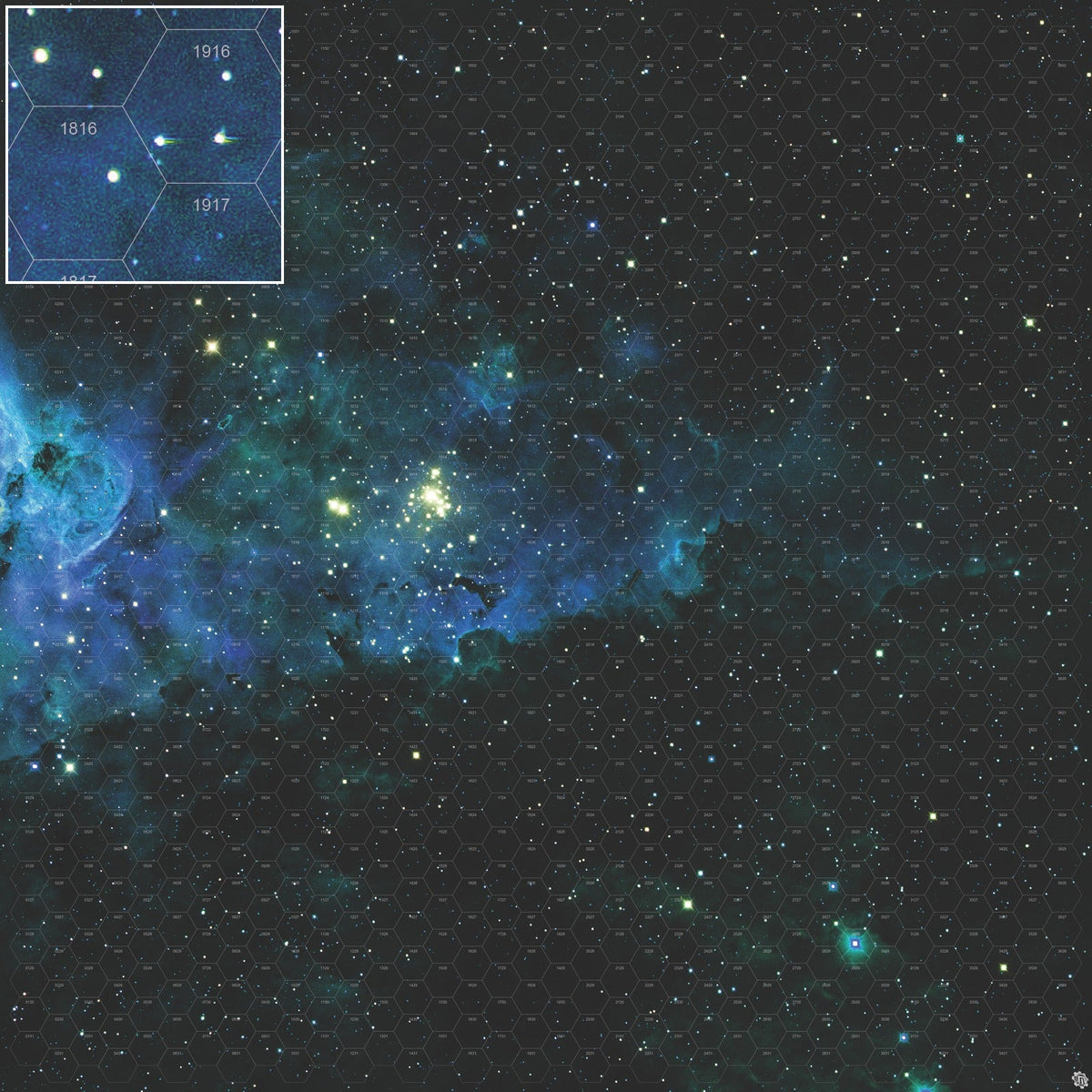 Mats by Mars: Stellar Storm Tabletop Wargaming Space Play Mat