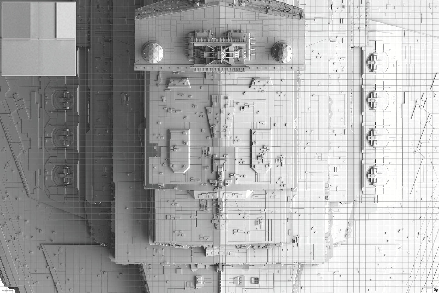 Mats by Mars: Mars Destroyer Tabletop Wargaming Space Play Mat