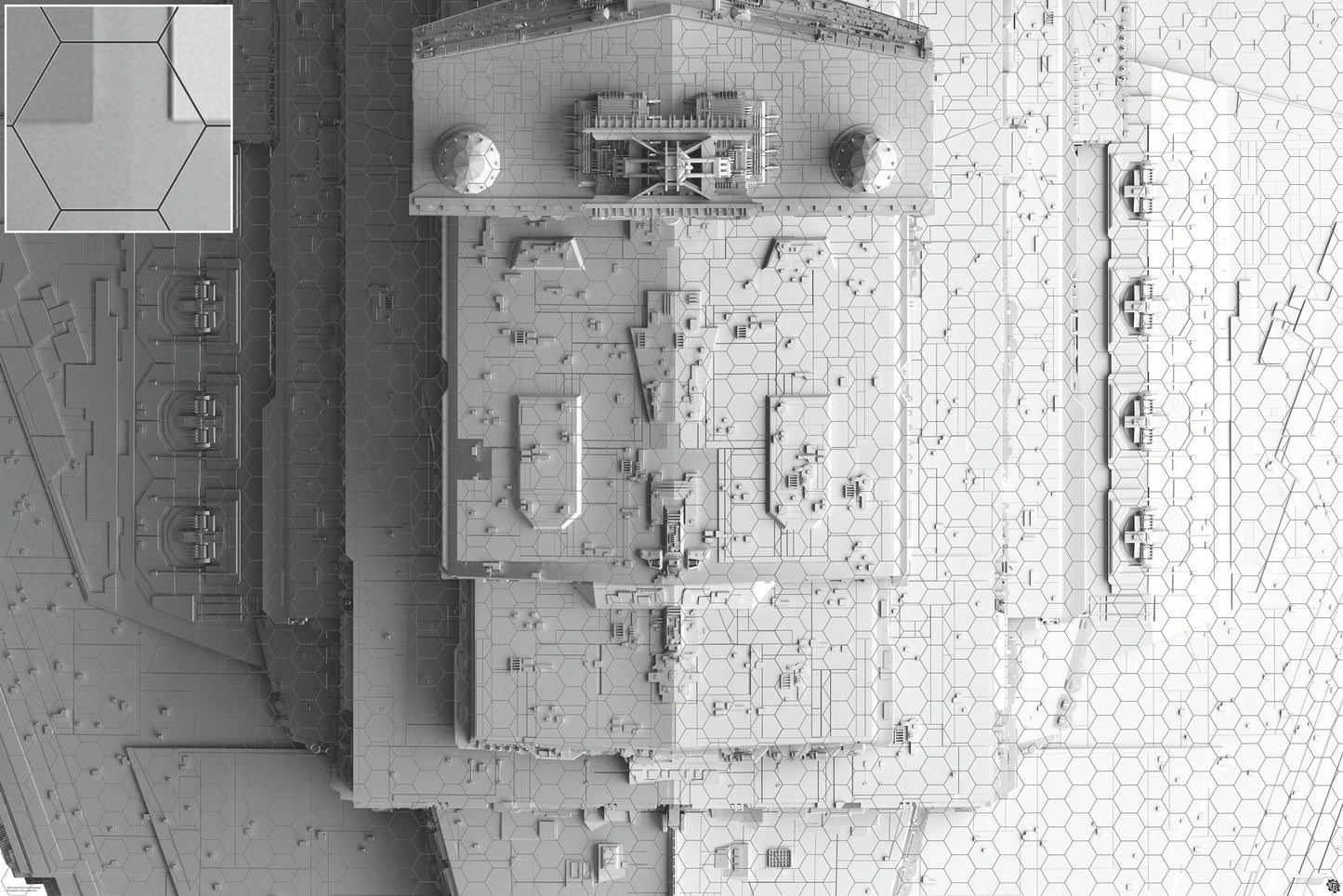 Mats by Mars: Mars Destroyer Tabletop Wargaming Space Play Mat