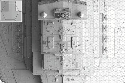 Mats by Mars: Mars Destroyer Tabletop Wargaming Space Play Mat