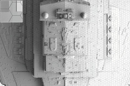 Mats by Mars: Mars Destroyer Tabletop Wargaming Space Play Mat
