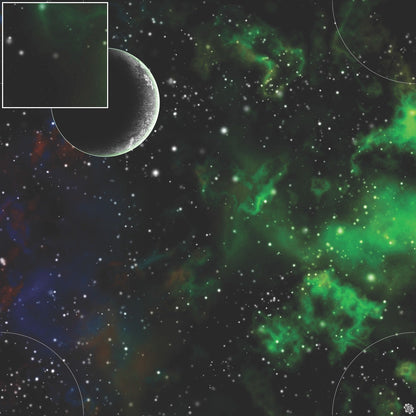 Mats by Mars: Emerald Cloud Tabletop Wargaming Space Play Mat