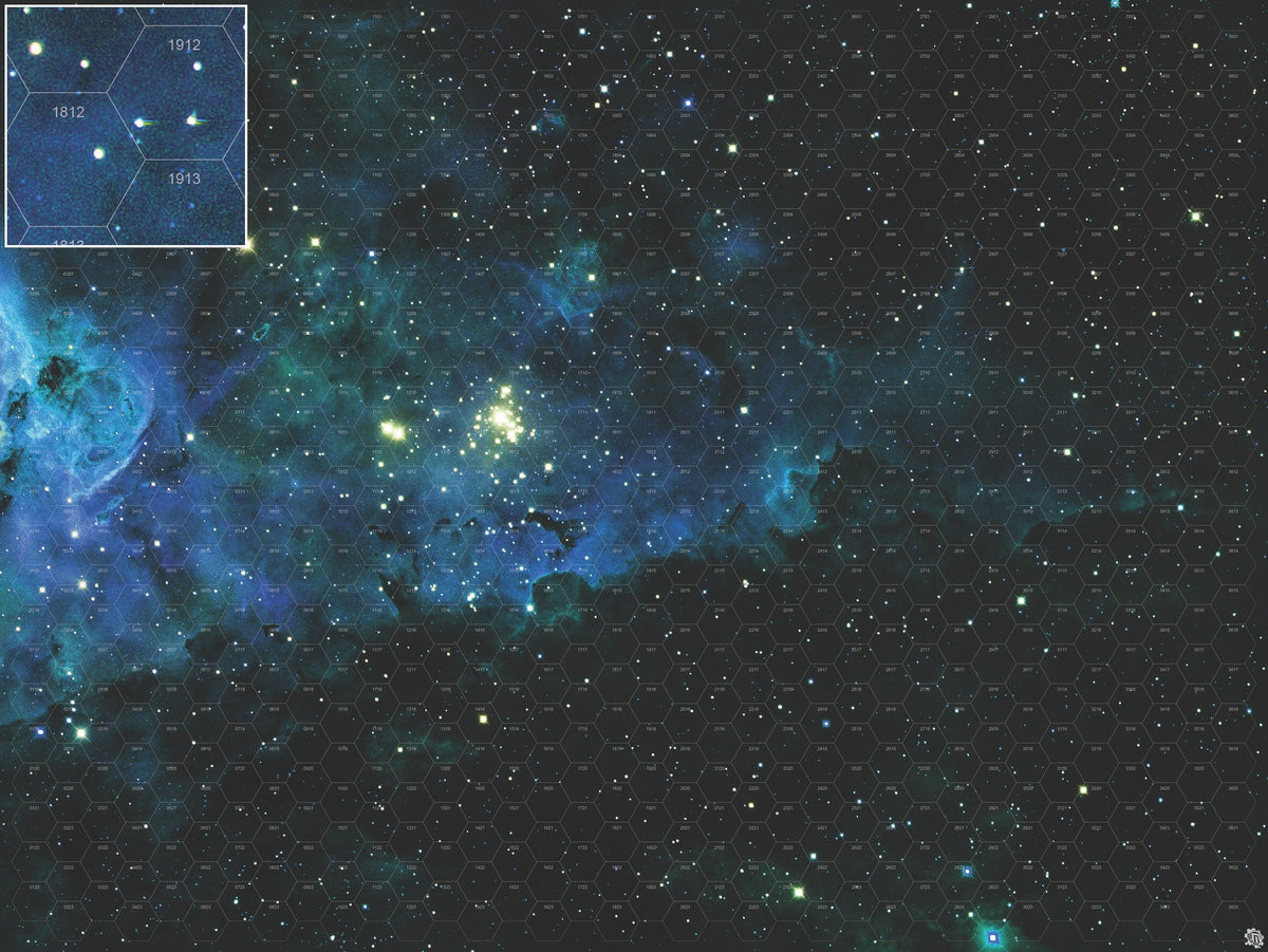 Mats by Mars: Stellar Storm Tabletop Wargaming Space Play Mat