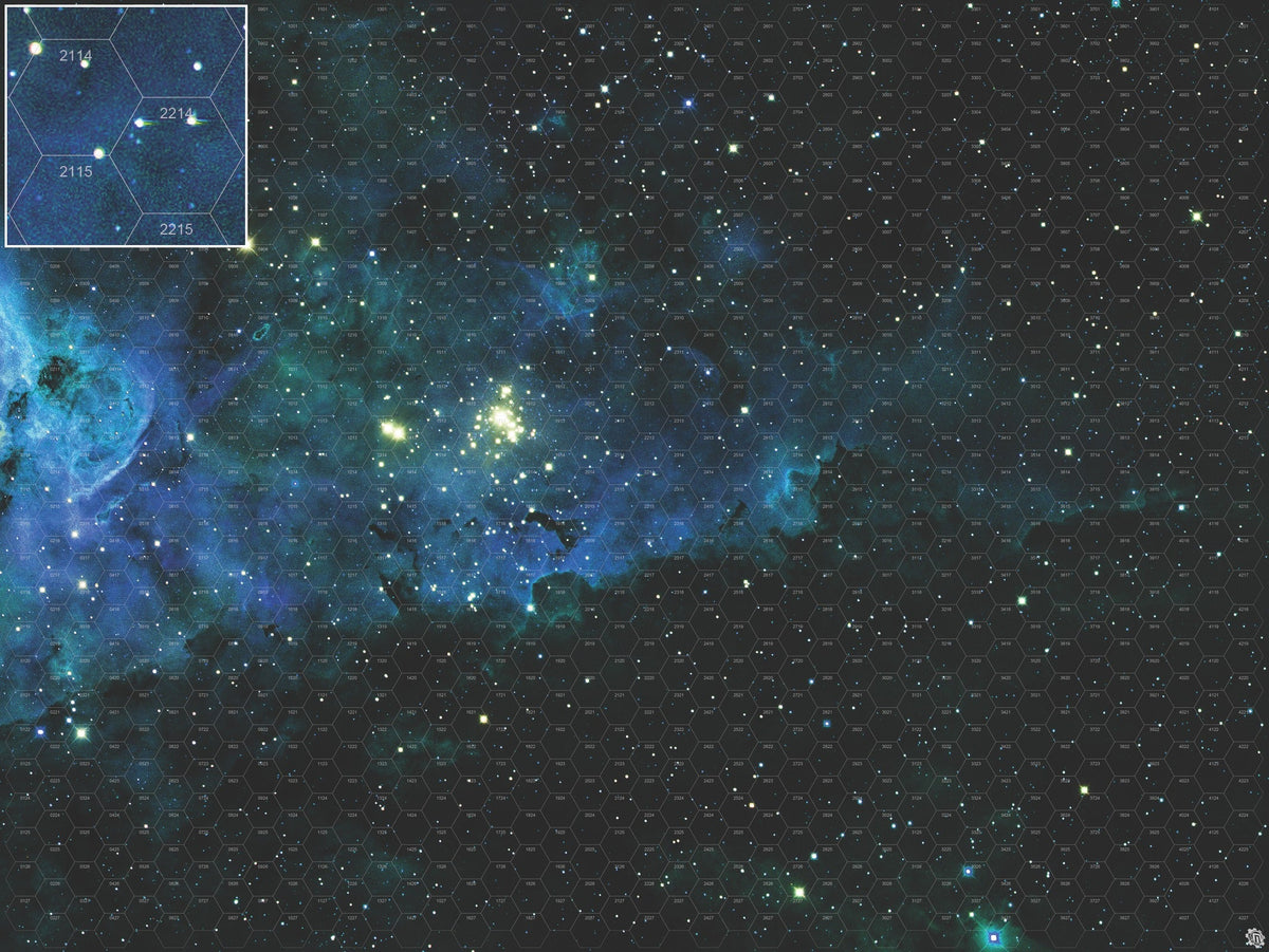Mats by Mars: Stellar Storm Tabletop Wargaming Space Play Mat