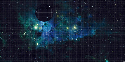Mats by Mars: Nebula Storm Tabletop Wargaming Space Play Mat